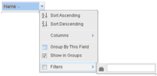Assignment History Filters