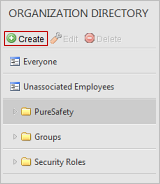 Creating an organization unit